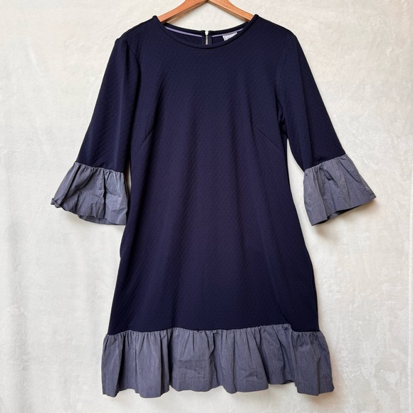 VIVI by VIOLET WEEKEND navy blue dress size large - Picture 3 of 7